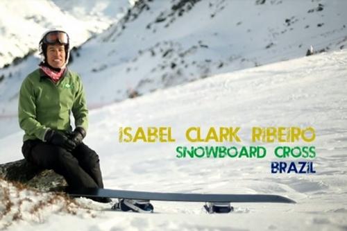 Atleta brasileira representa o país no snowboard cross dos Jogos Olímpicos de Inverno Sochi 2014 / Foto: Reprodução YouTube